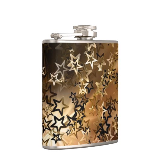 Gold Stars Flachmann (Rechts)