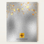 Gold-Stars-Geschäft der Silberne Rose 2026 Planer (Rückseite)