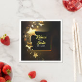 Gold Stars glühen Serviette (Beispiel)