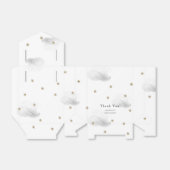Gold Stars & Gray Clouds Kinderdusche Geschenkboxe Geschenkschachtel (Ungefaltet)