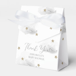 Gold Stars & Gray Clouds Kinderdusche Geschenkschachtel