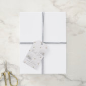 Gold Stars & Gray Clouds Kinderdusche Vielen Dank Geschenkanhänger (Mit Garn)