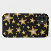 "Gold" Stars iPhone Fall schwarz Case-Mate iPhone Hülle (Rückseite (Horizontal))