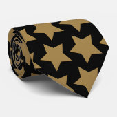 Gold Stars Krawatte (Gerollt)