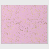 Gold Stars Minimalistisch Elegante Geschenkpapier (Flach)