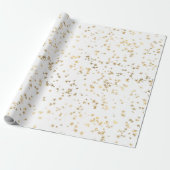 Gold Stars Minimalistisch Elegante Geschenkpapier (Ungerollt)
