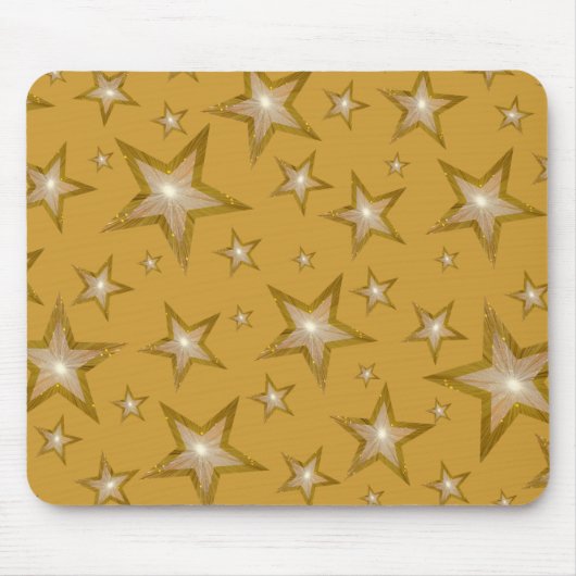 Gold-Stars-Mousepad Mousepad (Vorne)