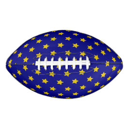 Gold Stars Muster, Navy Blue, Exklusiv Football
