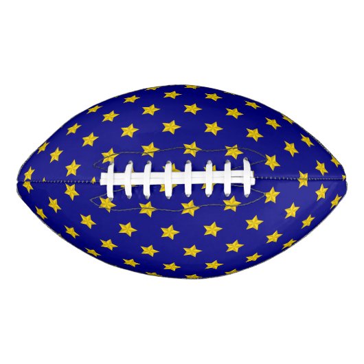 Gold Stars Muster, Navy Blue, Exklusiv Football (Vorderseite)