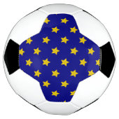 Gold Stars Muster, Navy Blue, Exklusiv Fußball (Gedreht)