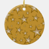 Gold Stars Ornament Rundgold (Hinten)