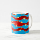 Gold Stars Patriotic Sky Thunder_Cove Kaffeetasse (VorderseiteRechts)