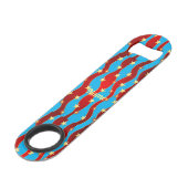 Gold Stars Patriotic Sky Thunder_Cove Speed Flaschenöffner (Rückseite Schrägansicht)