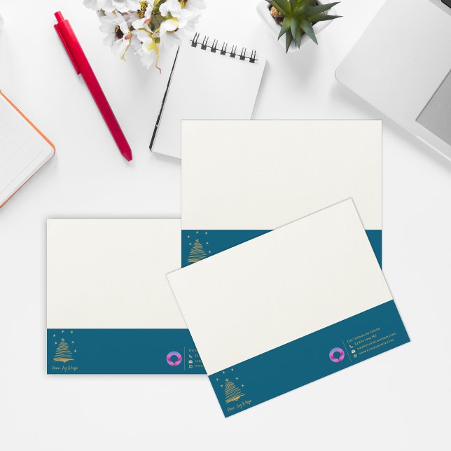 Gold Stars Peace Joy Hope Corporate Company Logo Briefbogen (Gold Stars Peace Joy Hope Corporate Company Logo Letterhead)