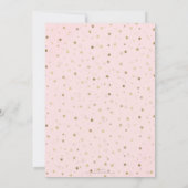 Gold Stars rosa Farbgestaltung (Rückseite)