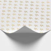 Gold Stars Shine Bright Geschenkpapier (Ecke)