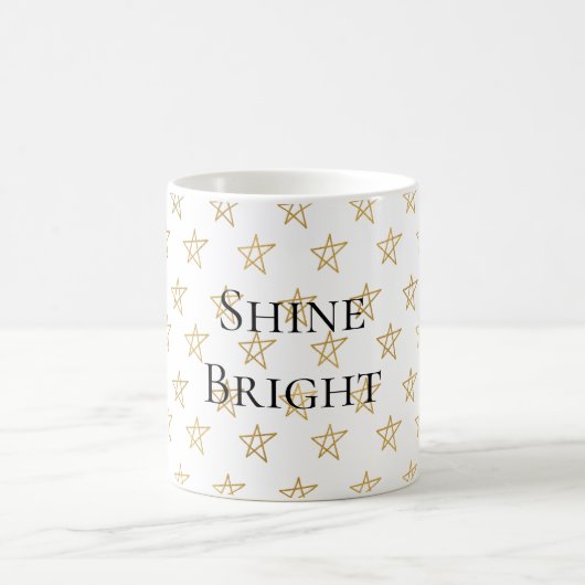 Gold Stars Shine Bright Kaffeetasse (Mittel)