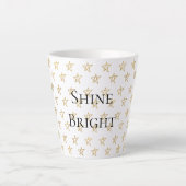 Gold Stars Shine Bright Milchtasse (Vorderseite)
