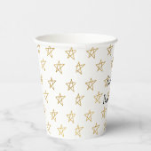 Gold Stars Shine Bright Pappbecher (Rechts)