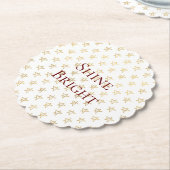 Gold Stars Shine Bright Untersetzer (angewinkelt)