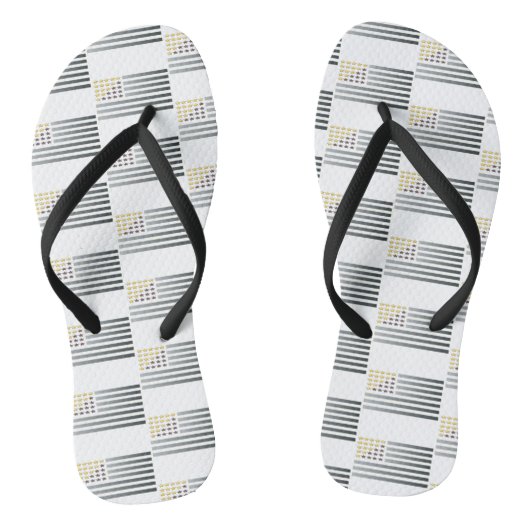 Gold Stars Silberstreifen Badesandalen (Fußbett)