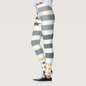 Gold Stars Silberstreifen Leggings (Links)