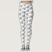 Gold Stars Silberstreifen Leggings (Vorderseite)