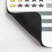 GOLD STARS SILVER STRIPES MOUSEPAD (Ecke)