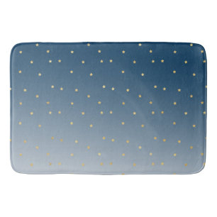 Gold Stars Sky Shine Bright Ombre Badematte