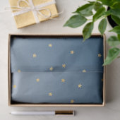 Gold Stars Sky Shine Bright Ombre Seidenpapier (Geschenk)