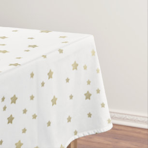 Gold Stars Tischdecke