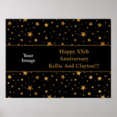 Gold Stars zum Jubiläum von Nachrichten/Fotos Poster (Vorne)