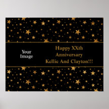 Gold Stars zum Jubiläum von Nachrichten/Fotos