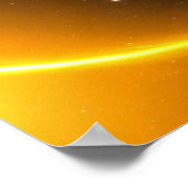 Gold Starscape Poster (Ecke)