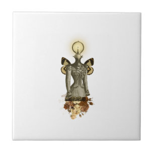 Gold SteamPunk Serie Design 3 Fliese
