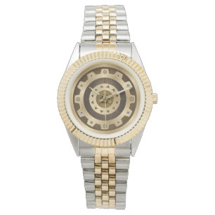 Gold Steampunk Watch Armbanduhr