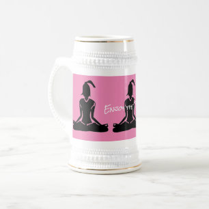 Gold Stein - Beer Yoga Stein Bierglas