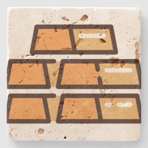 Gold Steinuntersetzer