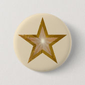 "Gold" Stern-Knopfcreme Button (Vorderseite)
