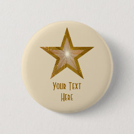 "Gold"-Stern-Taste "Dein Text" Button