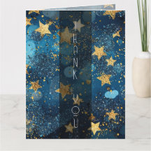 Gold Sterne Blau