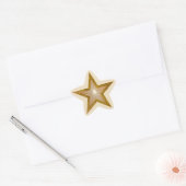 "Gold" Sternenaufkleber Stern-Aufkleber (Umschlag)