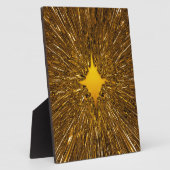 Gold-Sternexplosion Fotoplatte (Seite)