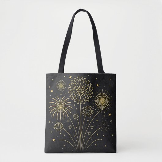 Gold Sternexplosion Premium-Tasche Tasche (Vorderseite)