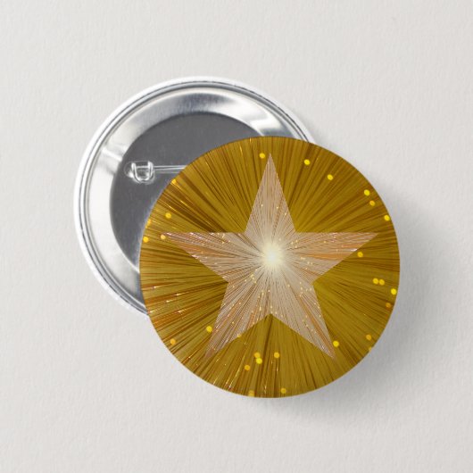 "Gold" Sternknopf Button (Vorne & Hinten)