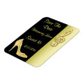 Gold Stiletto & Treble Cleft 16. Magnet (Linke Seite)