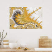 Gold Stingray Poster (Küche)