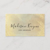 Gold Stone Glitzer Textur Visitenkarte (Vorderseite)