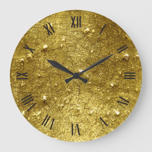 Gold Stone Große Wanduhr (Vorderseite)