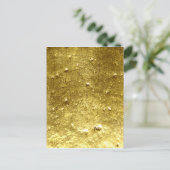 Gold Stone Postkarte (Stehend Vorderseite)